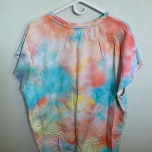 Abstract art oversized shirt